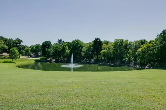 a view of a golf course