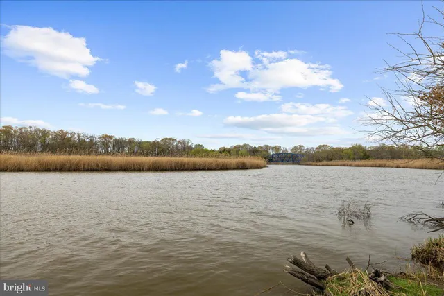 a view of a lake and mountain