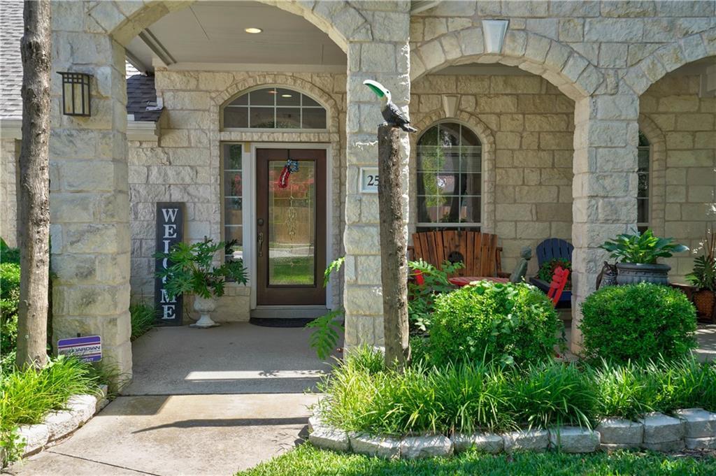 2513 Wanakah Ridge Drive Cedar Park, TX 78613 - Photo 4 of 34 a front view of a house with garden