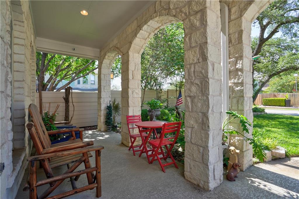 2513 Wanakah Ridge Drive Cedar Park, TX 78613 - Photo 5 of 34 a building outdoor space with patio furniture and potted plants