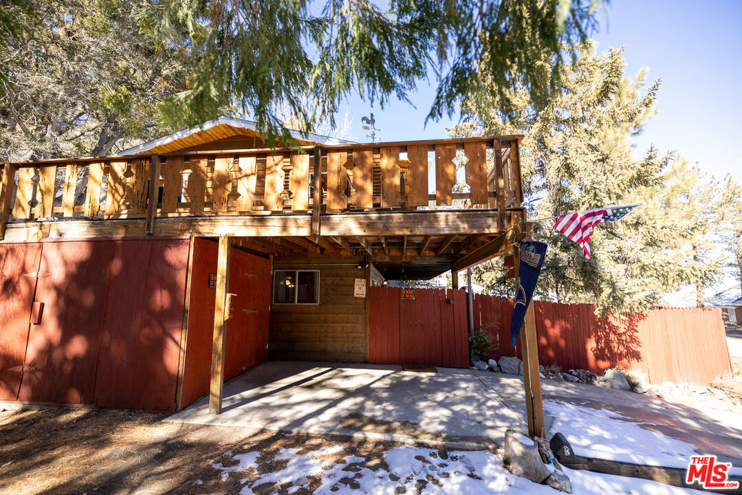 5212 Lone Pine Canyon Road Wrightwood, CA 92397 - Photo 3 of 42 a view of entryway front of a house