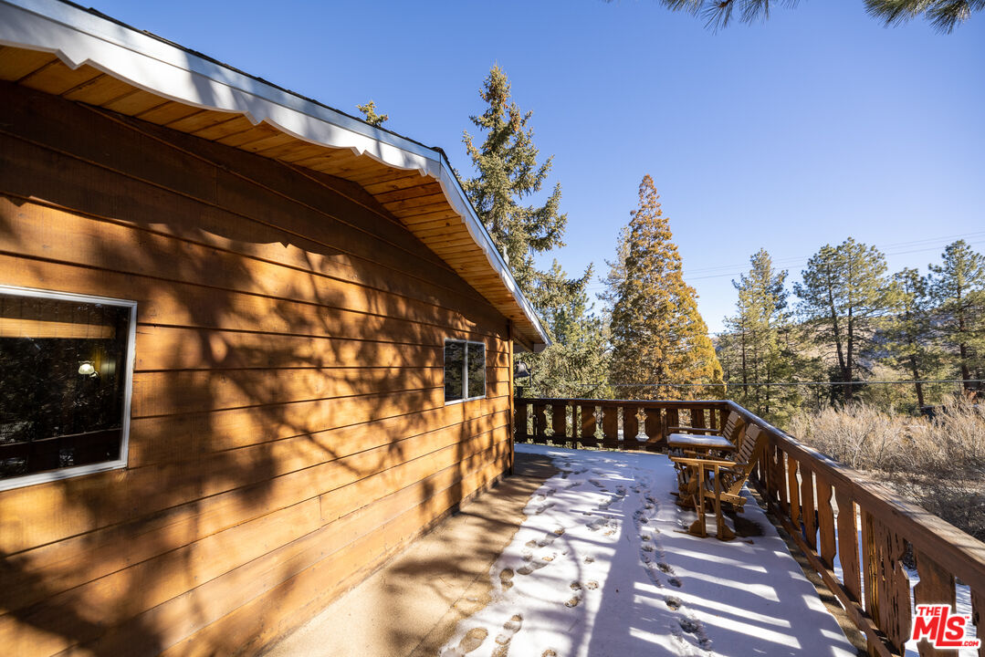 5212 Lone Pine Canyon Road Wrightwood, CA 92397 - Photo 34 of 42 a view of a pathway with a yard