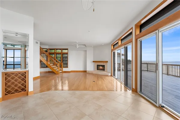 wooden floor in an empty room