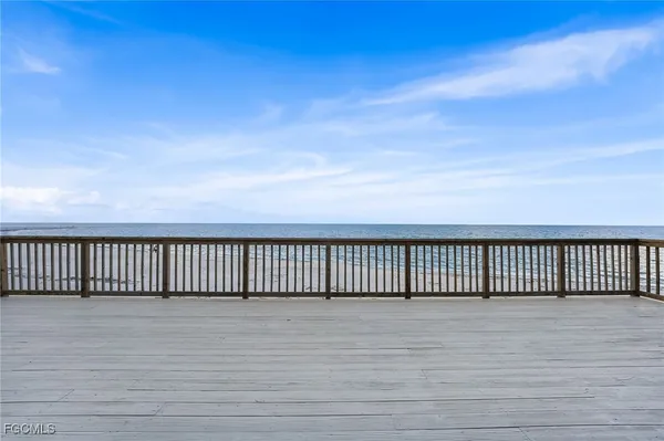 a view of a balcony