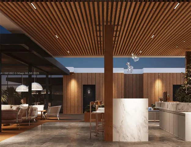 a building outdoor space with patio furniture