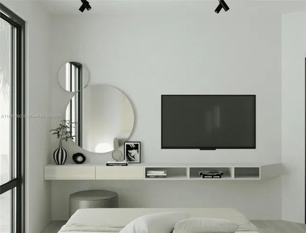 a view of hallway with stairs