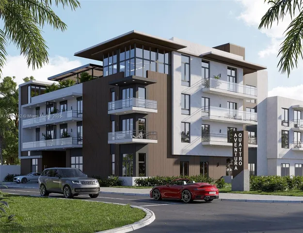 a front view of a building with a yard