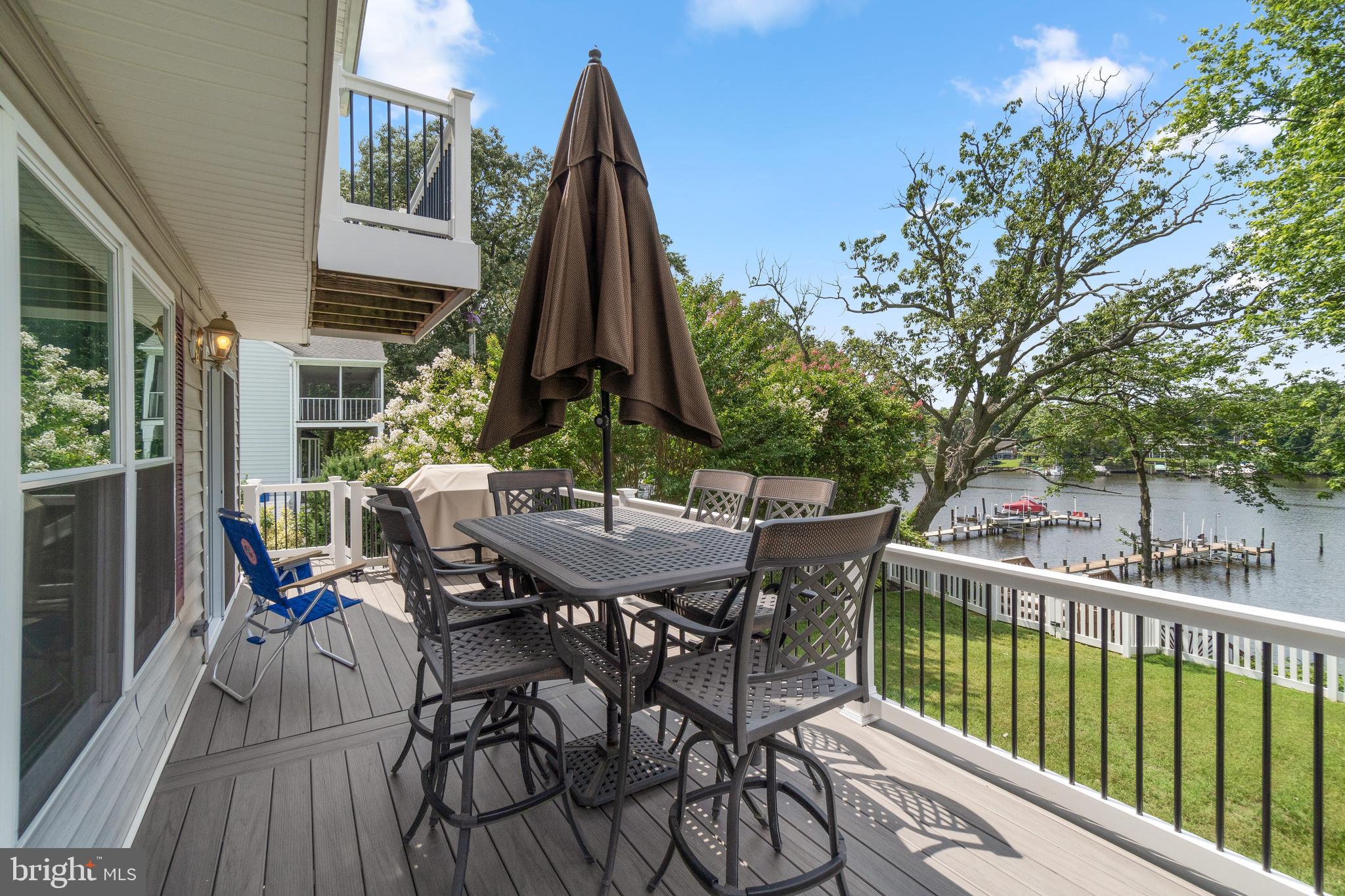 7708 West Shore Road Pasadena, MD 21122 - Photo 24 of 31 Deck overlooking the water