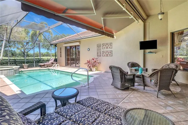a outdoor space with furniture and garden view