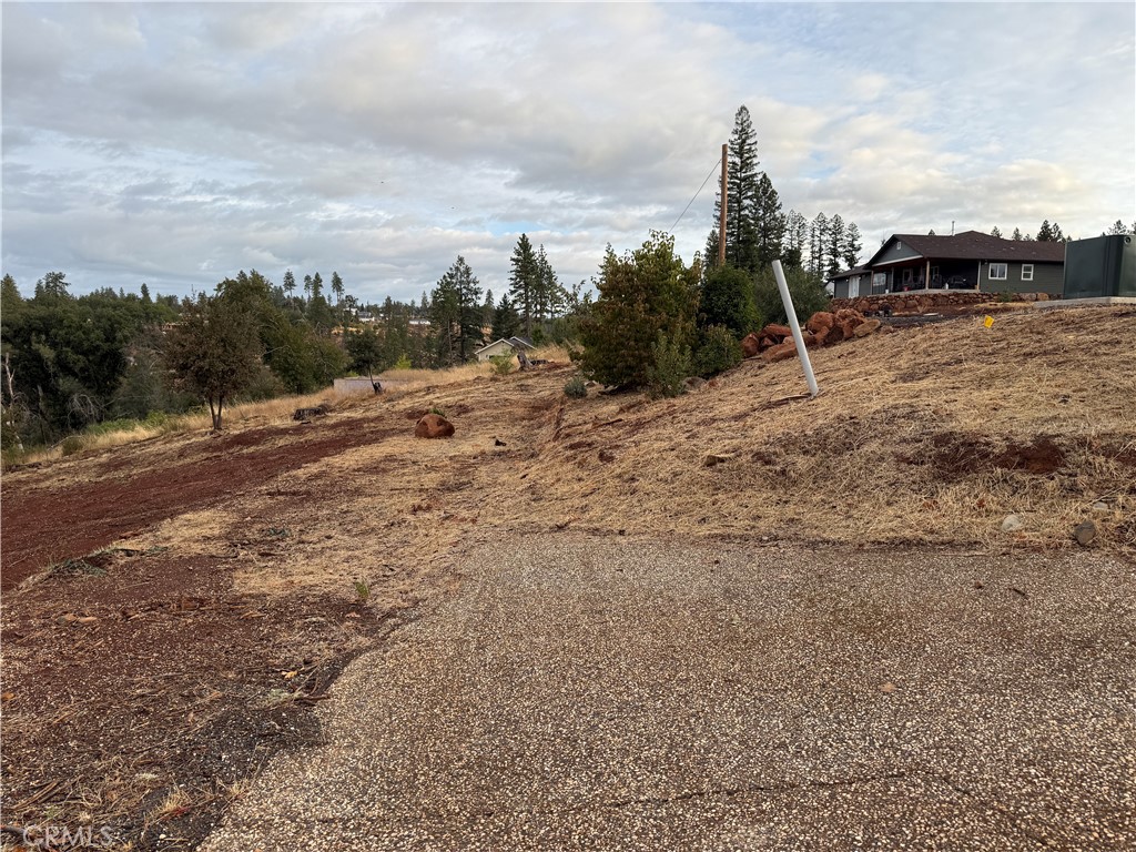 2150 De Mille Road Paradise, CA 95969 - Photo 3 of 5 a view of a dry yard with wooden fence