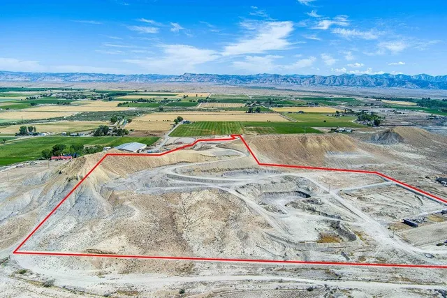 a view of a road with sunset view