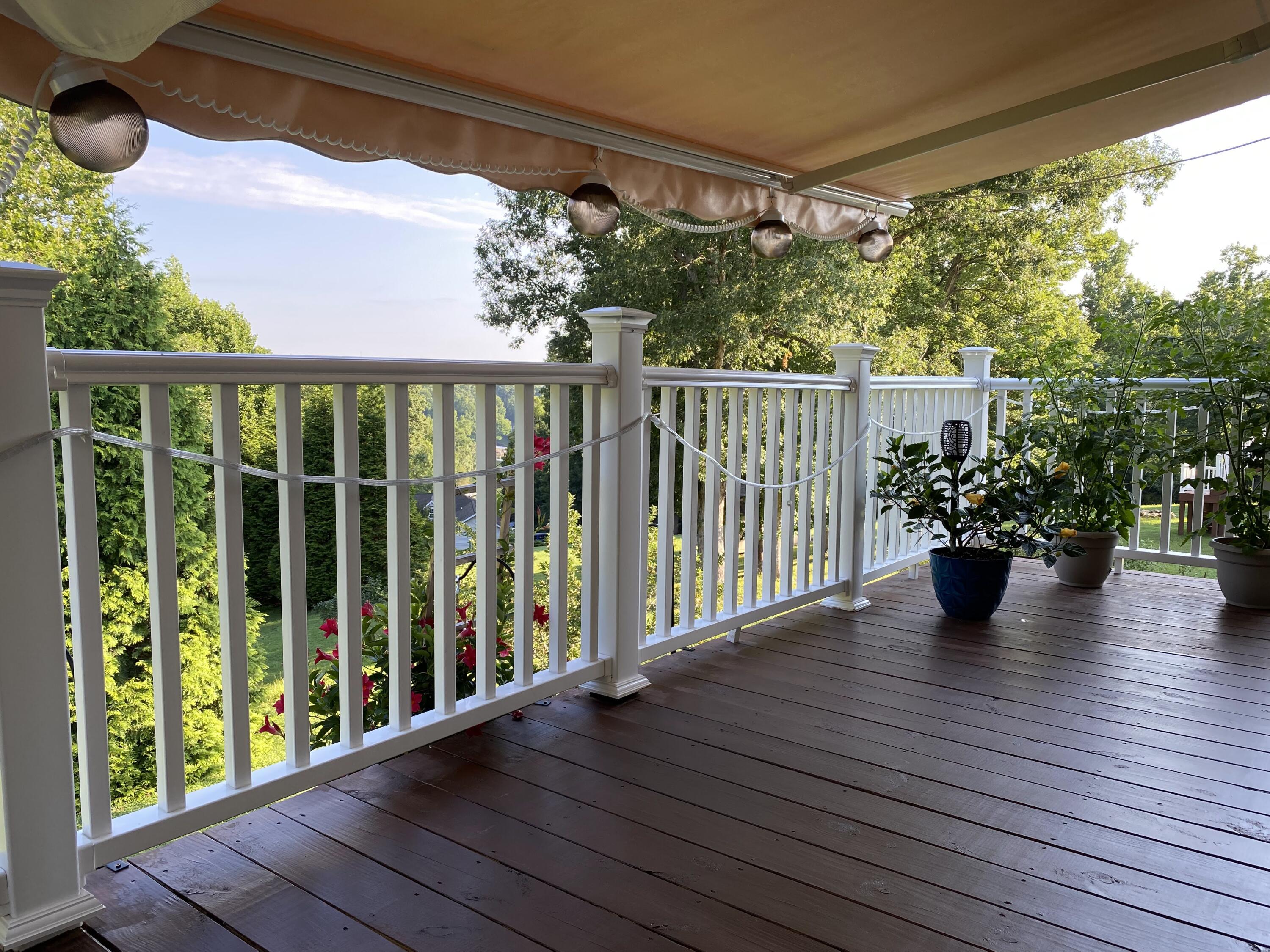 1615 Morewood Road Hardy, VA 24101 - Photo 43 of 46 a view of a balcony with wooden floor