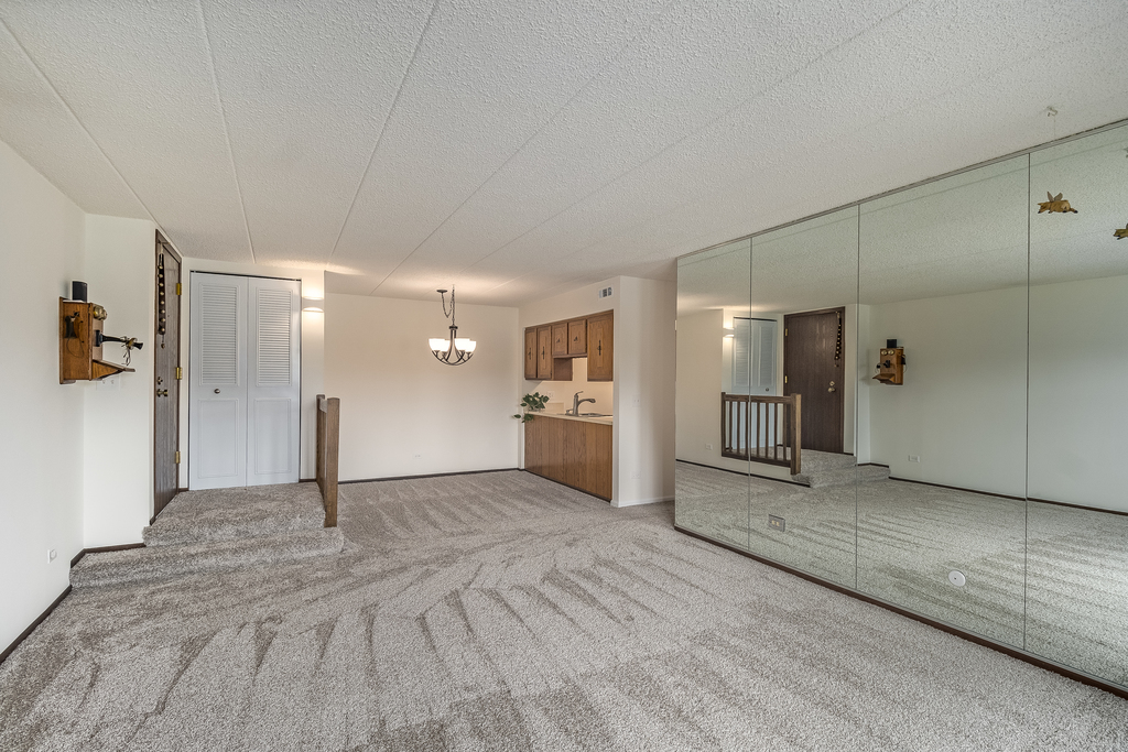 516 Timber Ridge Drive, Unit 206B Carol Stream, IL 60188 - Photo 4 of 20 a view of a big room with closet and windows