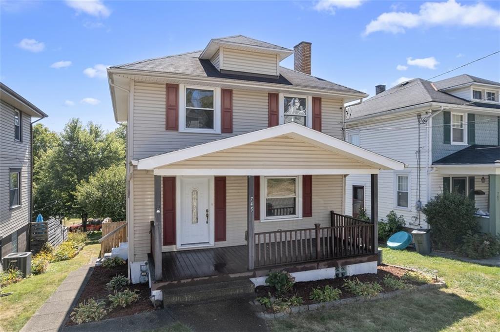 745 6th Street Beaver, PA 15009 - Photo 2 of 36 a front view of a house with a garden