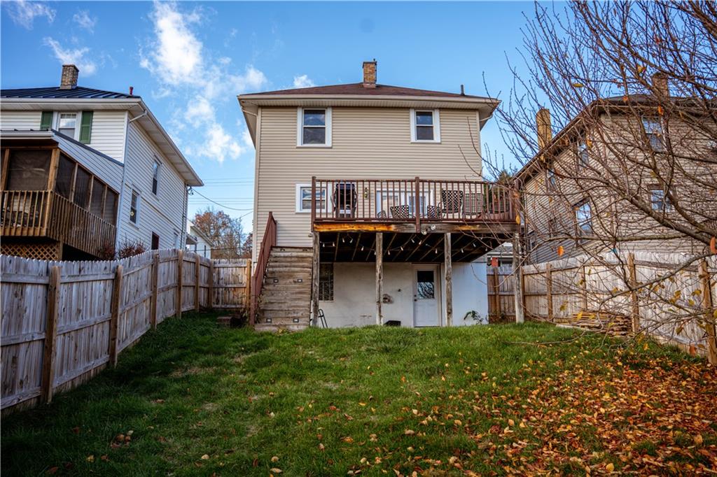 745 6th Street Beaver, PA 15009 - Photo 31 of 36 a view of a house with wooden fence