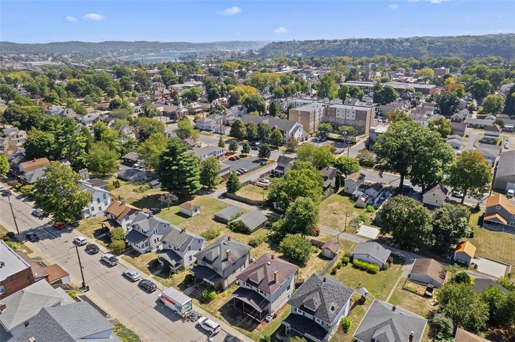 745 6th Street Beaver, PA 15009 - Photo 33 of 36 an aerial view of a city with lots of residential buildings