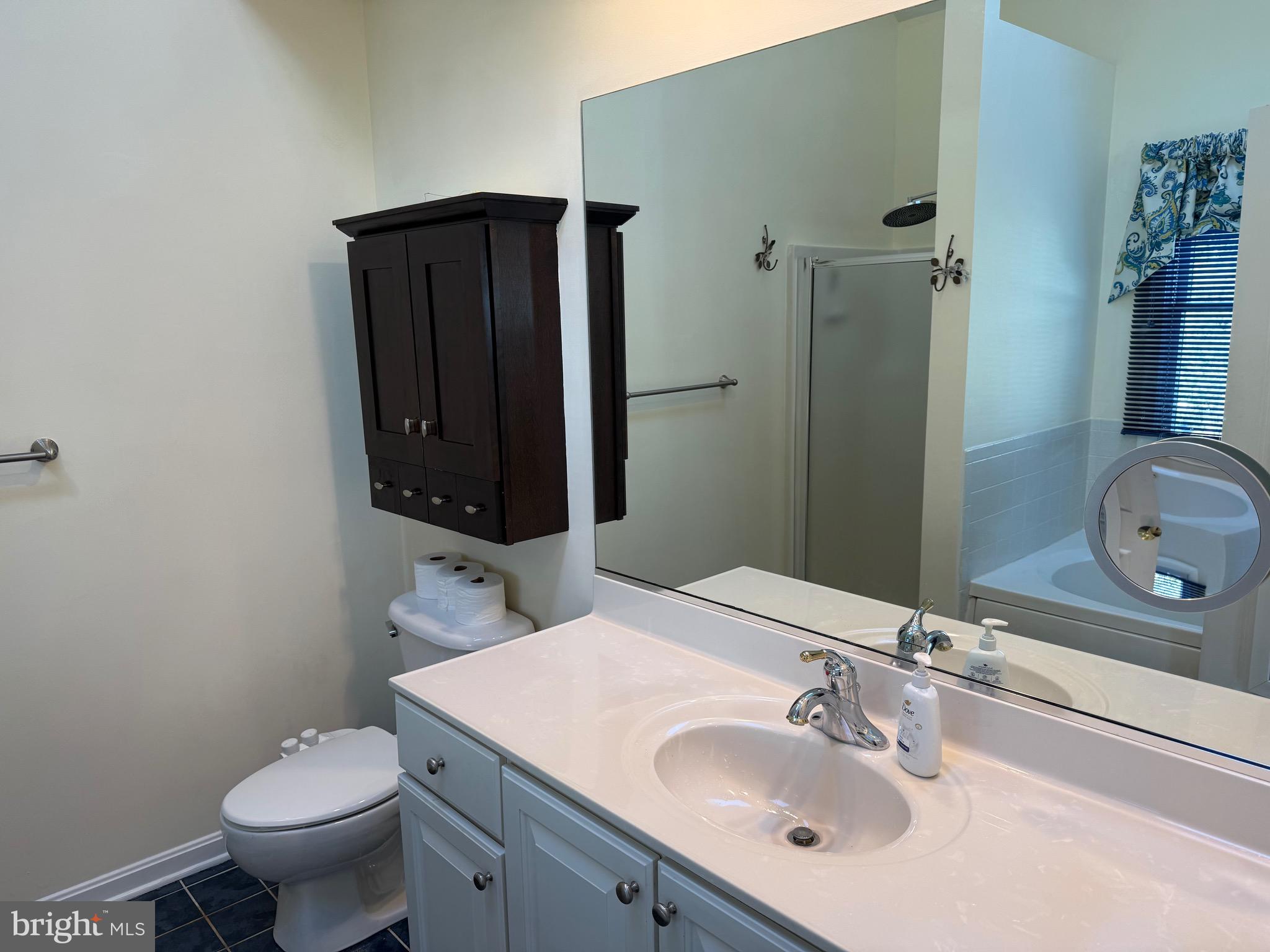 807 Auckland Way Chester, MD 21619 - Photo 20 of 42 a bathroom with a sink toilet and shower