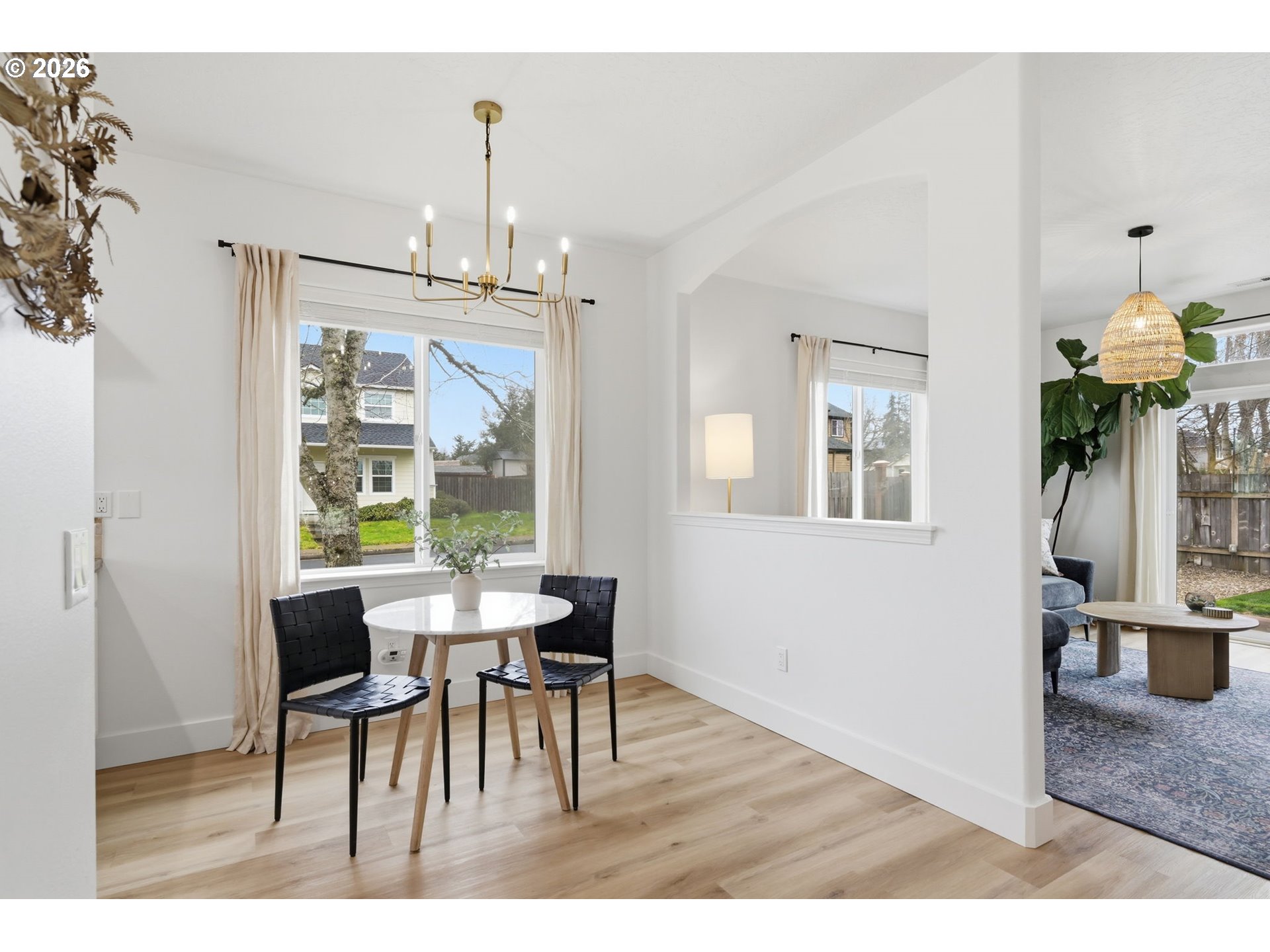 109 Robin Court Creswell, OR 97426 - Photo 7 of 29 a view of a dining room with furniture window and outside view