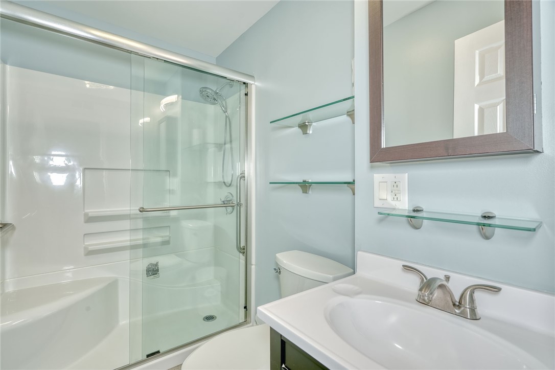 1252 State Road Webster, NY 14580 - Photo 27 of 43 FULL MODERN BATH WITH NEW OVERSIZED SHOWER