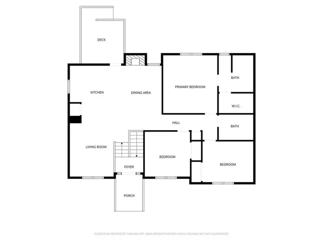 a picture of a bench in front of a door