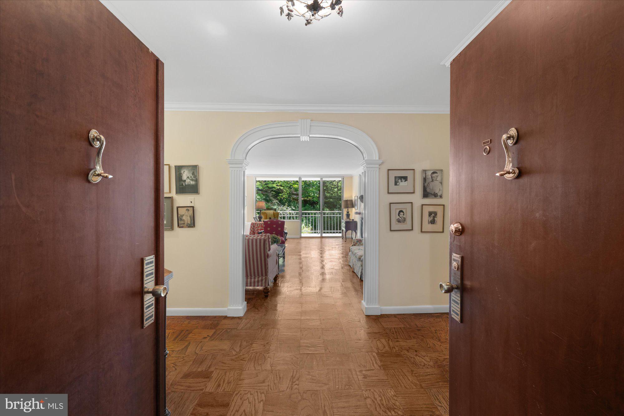 4100 Cathedral Avenue Northwest, Unit 717 Washington, DC 20016 - Photo 2 of 34 a view of entryway with livingroom
