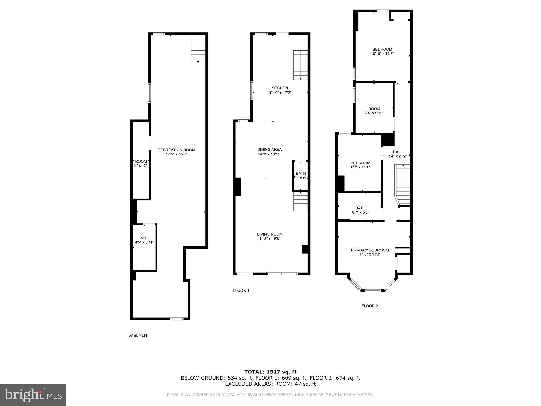 5516 Catharine Street Philadelphia, PA 19143 - Photo 41 of 44 all 3 floor plans