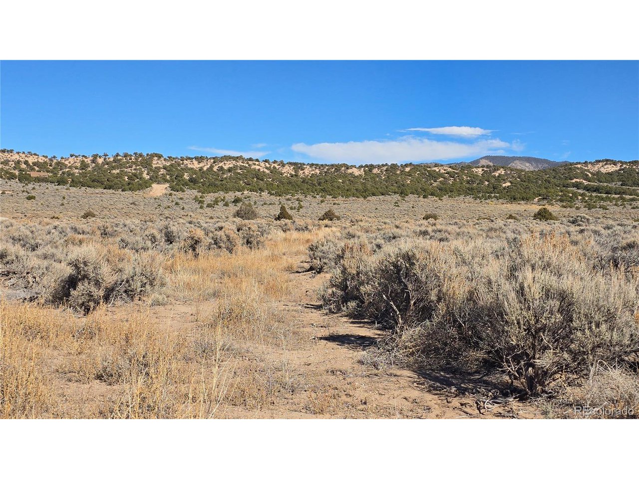 1768 Bateman Road Fort Garland, CO 81133 - Photo 9 of 30 a black and white photo of a road