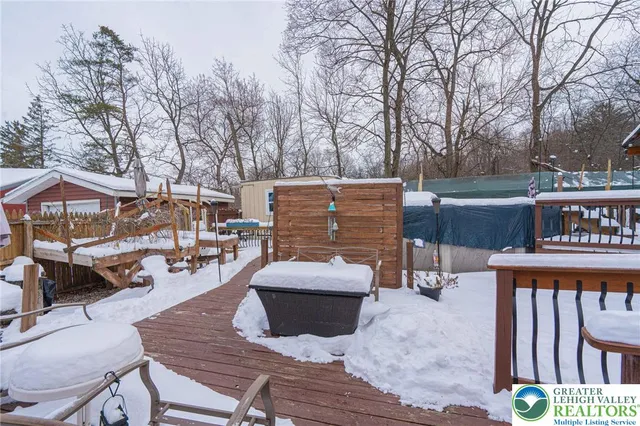 a outdoor space with furniture and wooden floor