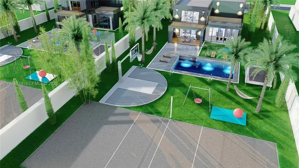 a bird view of building