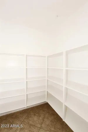 a view of a room with rack on the wall