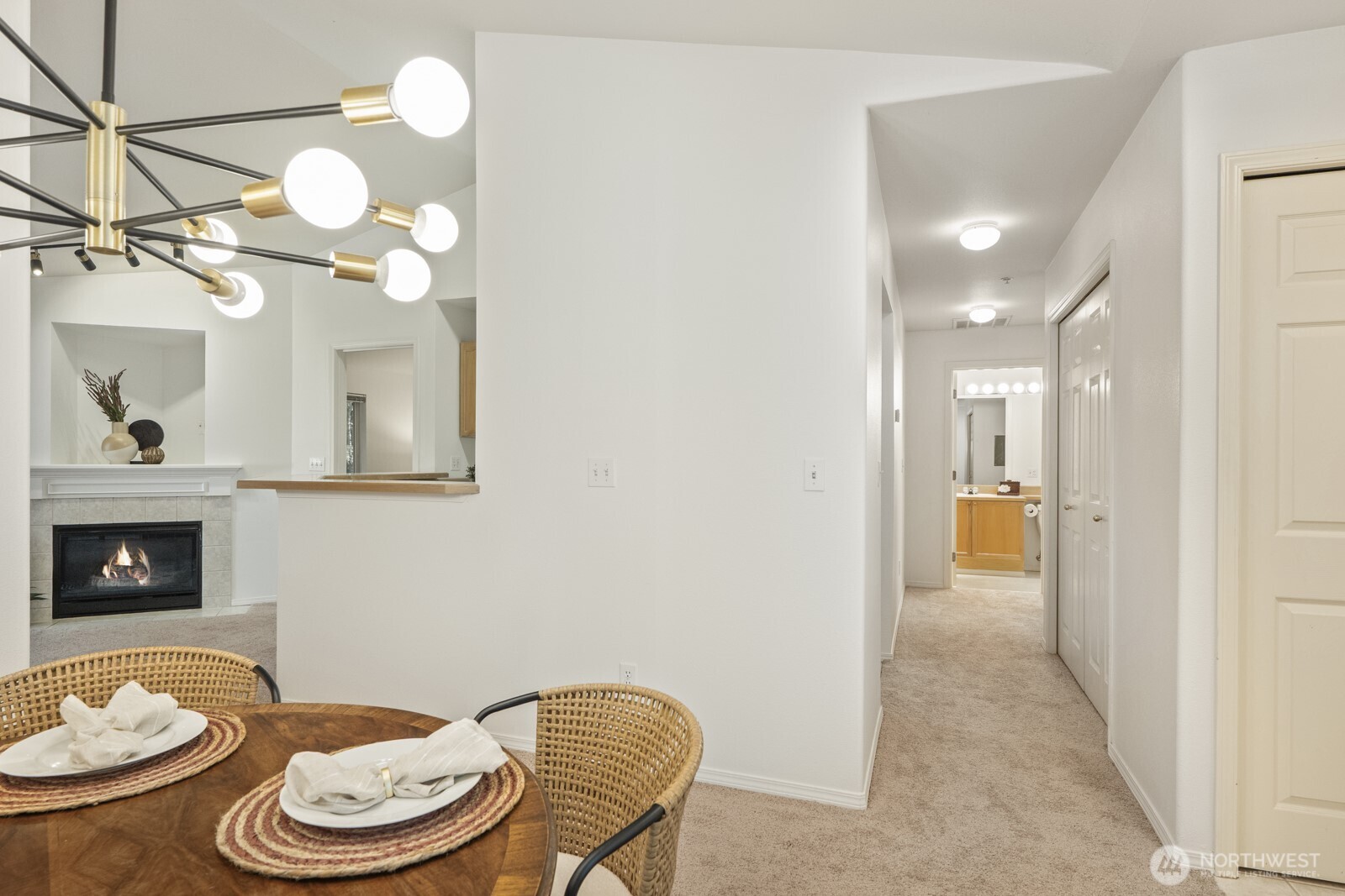 17204 123rd Place Northeast, Unit N304 Bothell, WA 98011 - Photo 12 of 40 a bathroom with a sink and a mirror