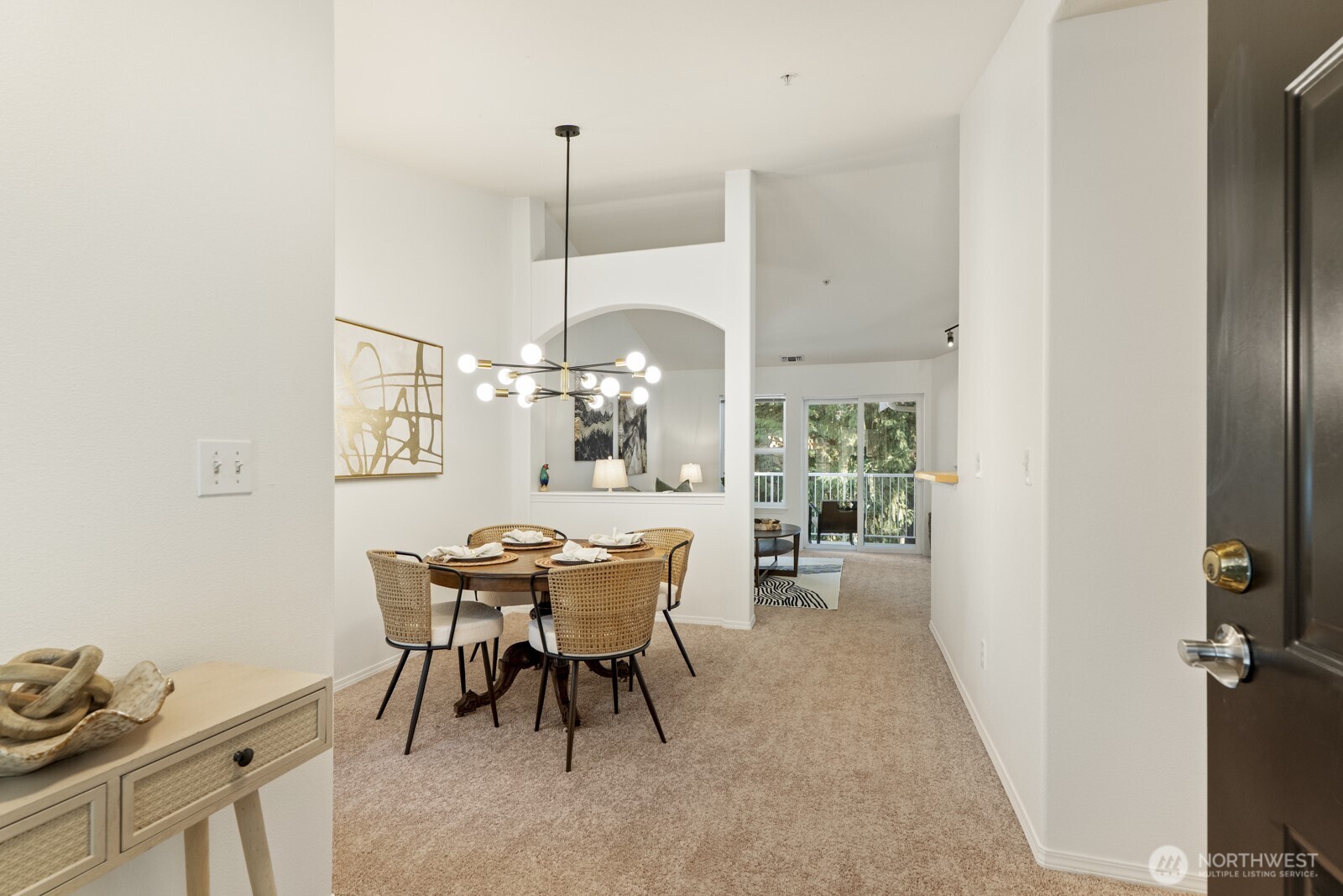 17204 123rd Place Northeast, Unit N304 Bothell, WA 98011 - Photo 9 of 40 a view of a dining room with furniture window and outside view