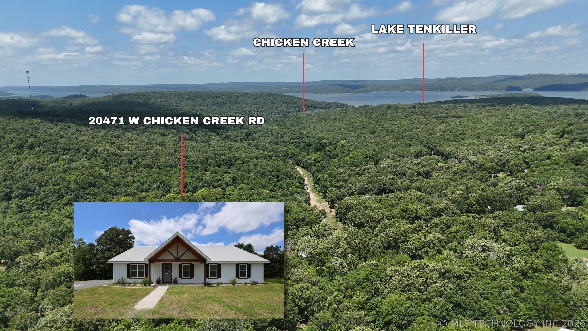 20471 West Chicken Creek Road Cookson, OK 74427 - Photo 1 of 100 Gallery Image 1