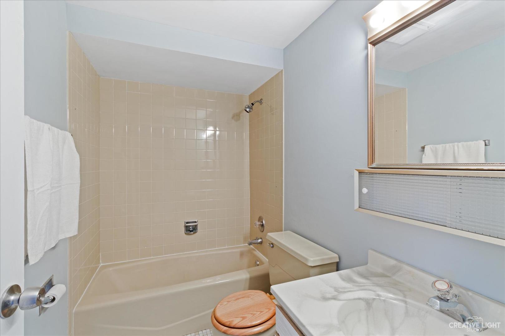 962 North Rohlwing Road, Unit 201B Addison, IL 60101 - Photo 14 of 18 a bathroom with a sink toilet and bathtub