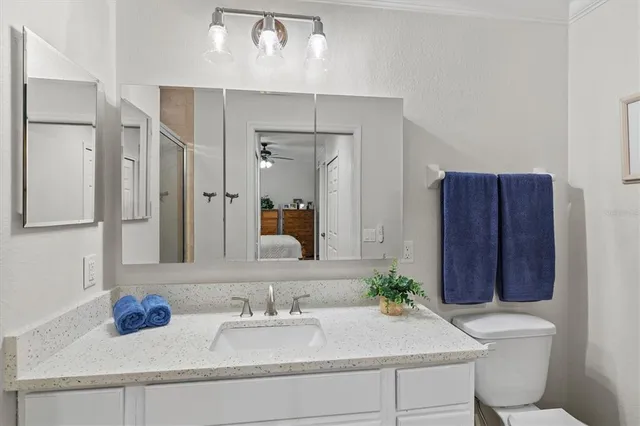 a view of a building with large tree