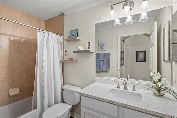 a view of an ocean and beach