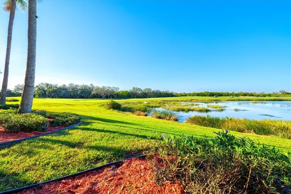 a view of an outdoor space and a lake view