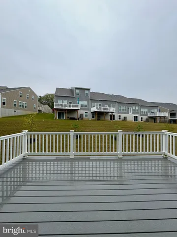 a view of balcony with city