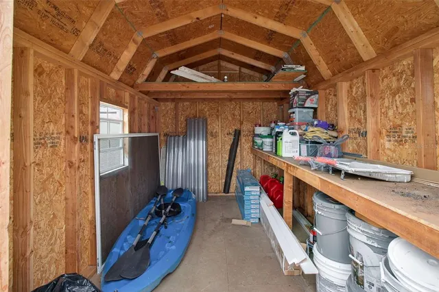 a view of storage and utility room