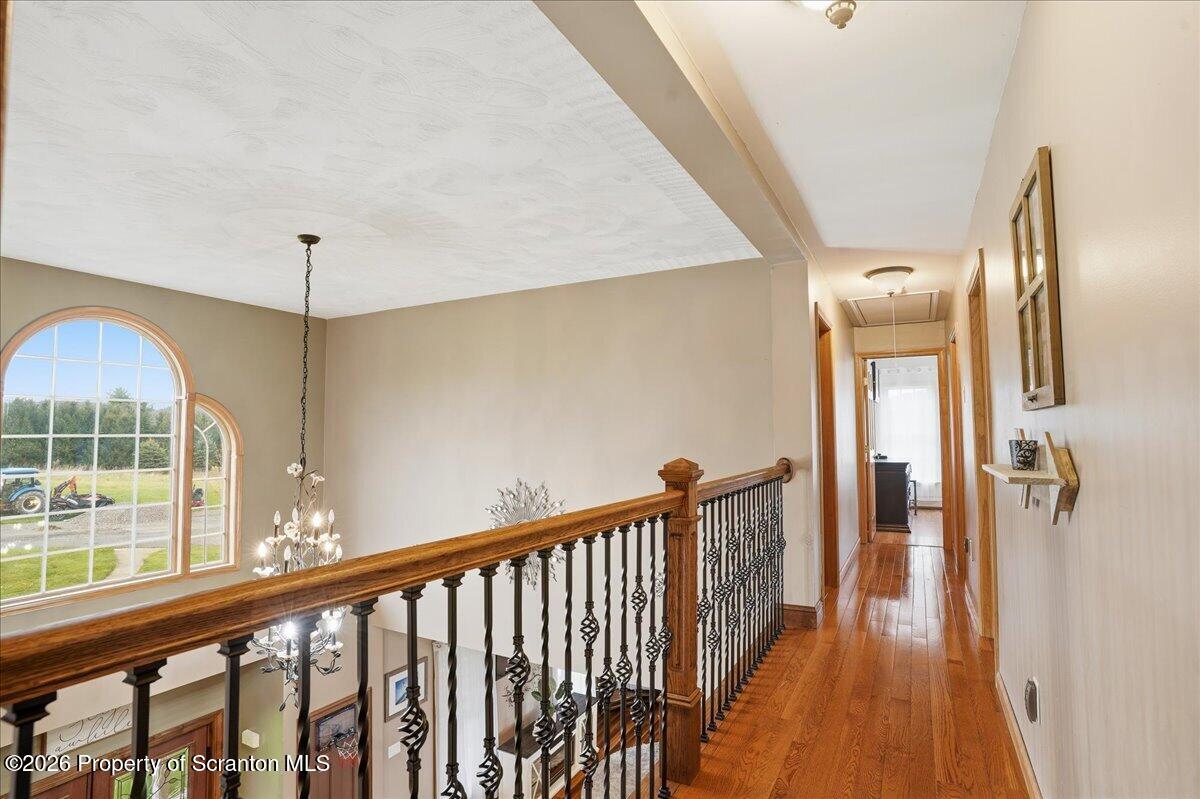 18 Bush Hill Road Great Bend, PA 18821 - Photo 88 of 125 a view of a hallway with wooden floor and staircase