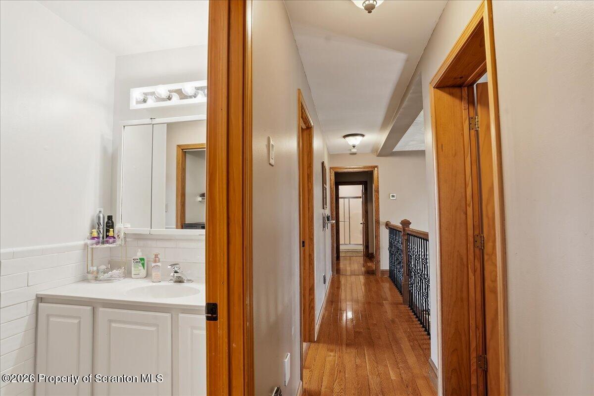 18 Bush Hill Road Great Bend, PA 18821 - Photo 97 of 125 a en suite bathroom with a sink mirror and shower