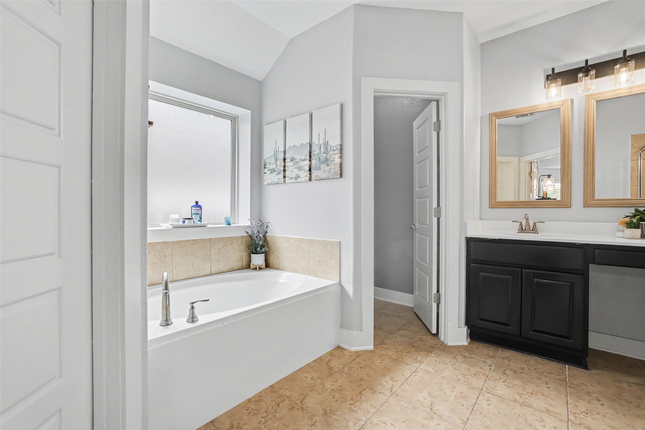 117 Rock Dock Road Georgetown, TX 78633 - Photo 26 of 38 a bathroom with a tub sink and mirror