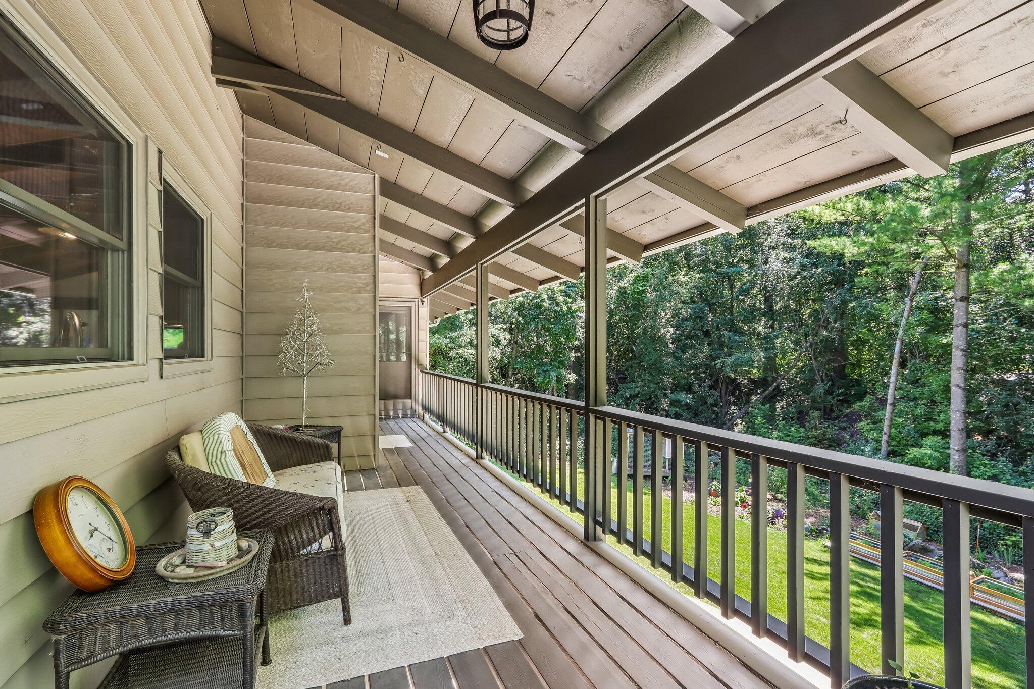 632 Mt Snowdon Road Wales, WI 53183 - Photo 23 of 59 Spacious Shaded Deck