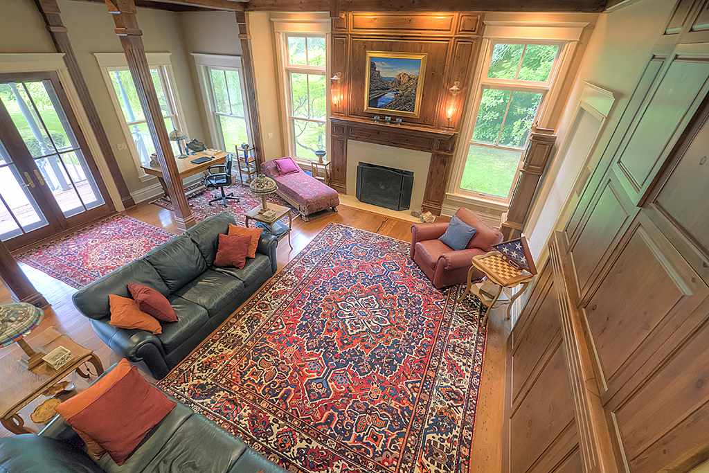 8395 Spring Brook Road Rockford, IL 61114 - Photo 5 of 24 a living room with furniture and a fireplace