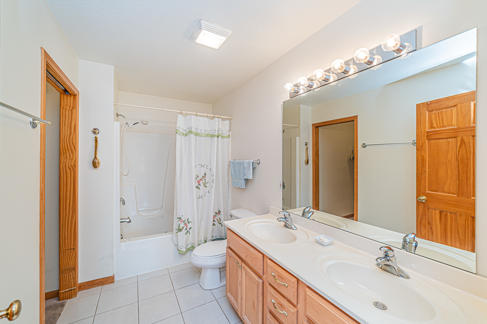 2113 Grand Detour Road Dixon, IL 61021 - Photo 8 of 35 a bathroom with a double vanity sink mirror double and a shower
