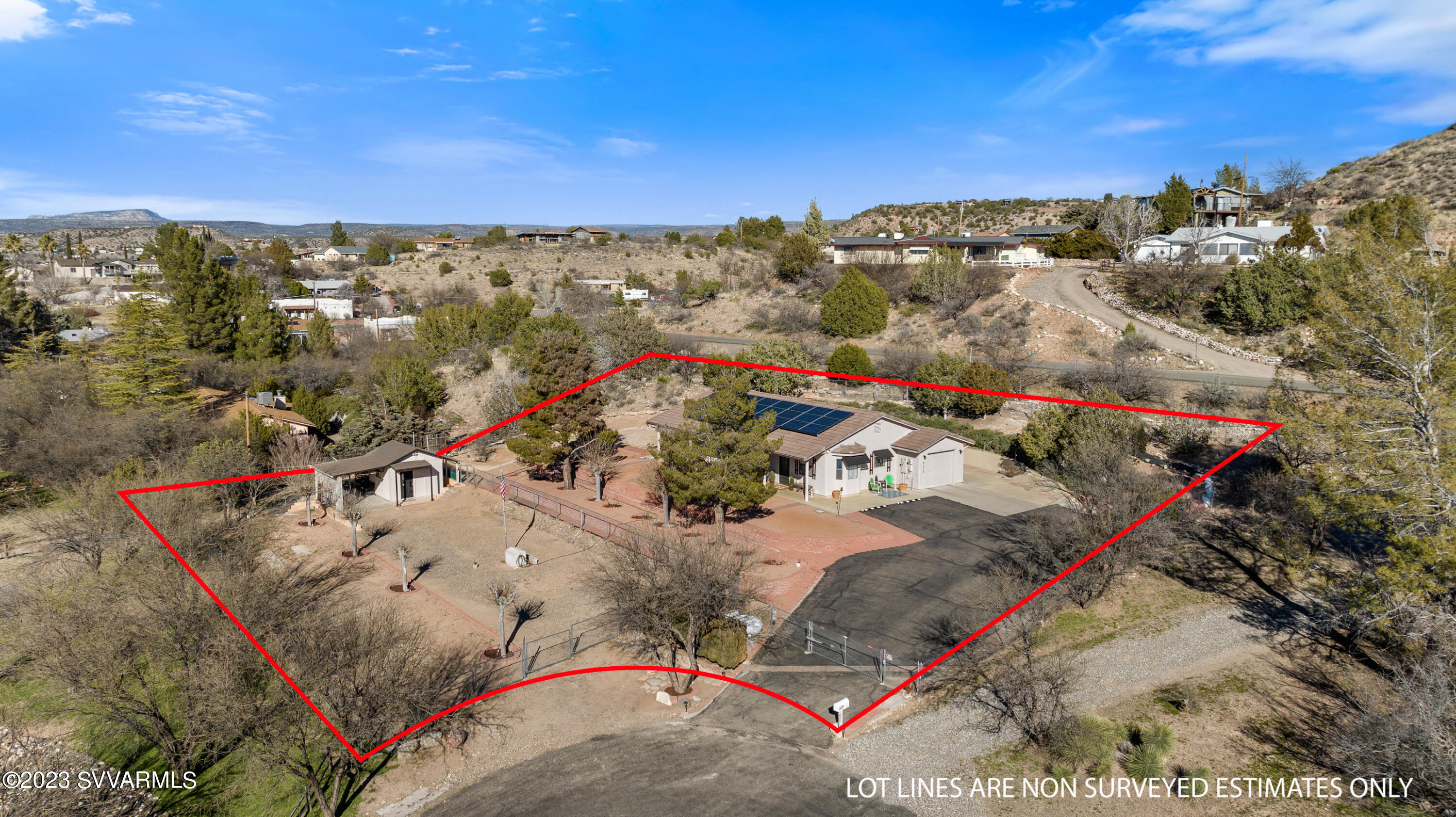 4270 Maya Way Rimrock, AZ 86335 - Photo 29 of 32 a view of city and mountain