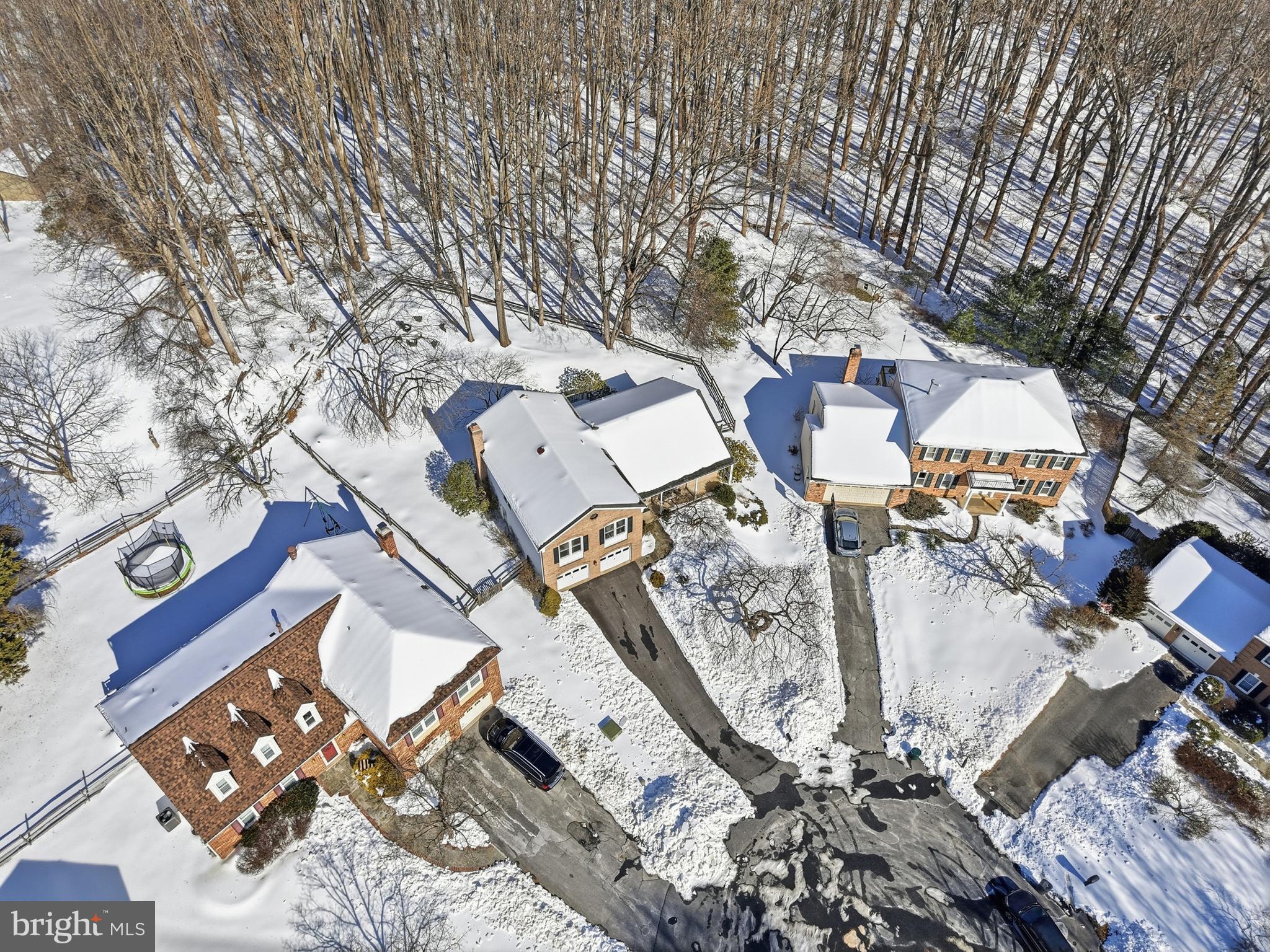 14740 Locustwood Lane Silver Spring, MD 20905 - Photo 37 of 46 an aerial view of residential house with outdoor space