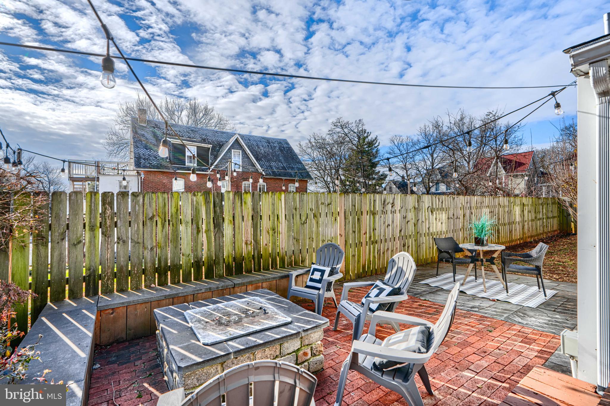 4511 Keswick Road Baltimore, MD 21210 - Photo 6 of 78 Brick patio with firepit and space to dine
