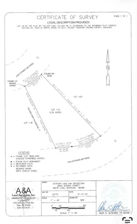 $162,500 | 8511 West Easy Street, Mears, MI 49436