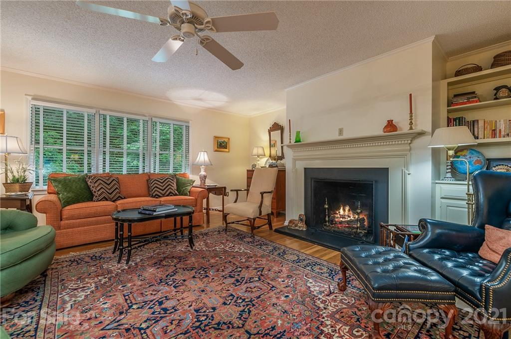 77 Chestnut Street, Unit 402 Tryon, NC 28782 - Photo 4 of 35 a living room with furniture and a fireplace